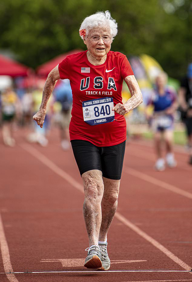 Cụ bà 103 tuổi đoạt huy chương vàng chạy 100m Đại hội thể thao Mỹ